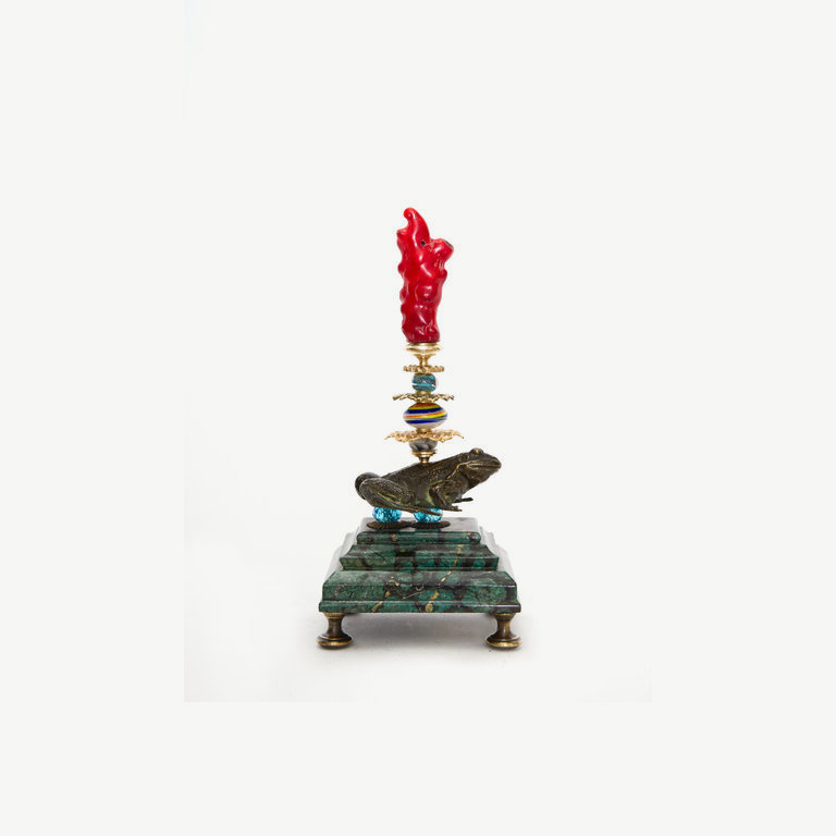 Frog, bamboo coral - 22 cm